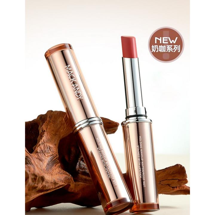 玛可安迪持妆防水不沾杯口红哑光丝绒雾面口红显白复古不易掉色