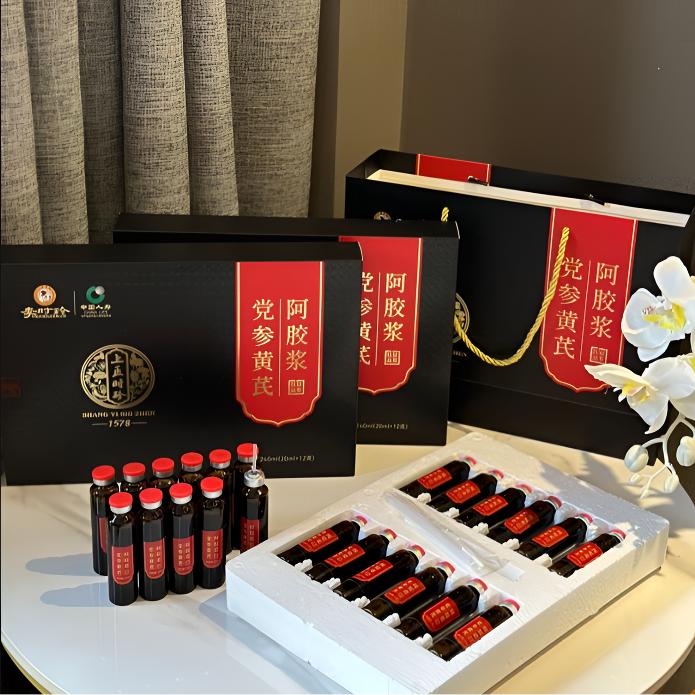 【李时珍】党参黄芪阿胶浆口服液阿胶浆补女人营养品-WE视频团