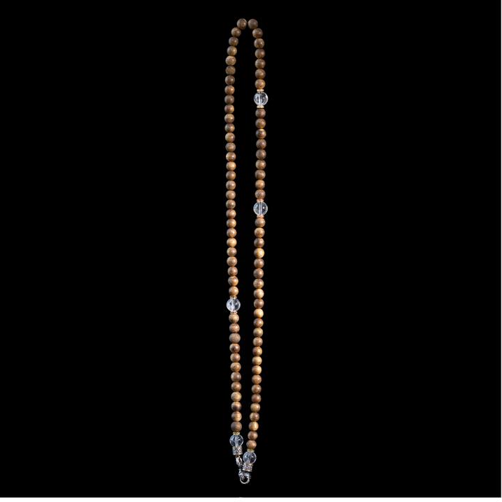 沉香[帝师专属]”鱼化龙“圆珠项链-沉香7mm81颗-DS0022-多样性发货