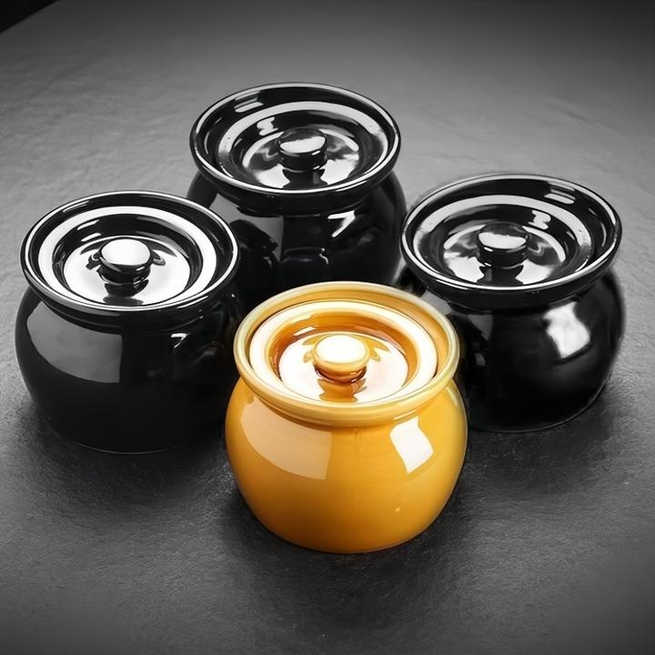 厨房家用大号炖煮砂锅大容量加厚瓦罐炖盅煨汤罐耐高温陶瓷隔水炖