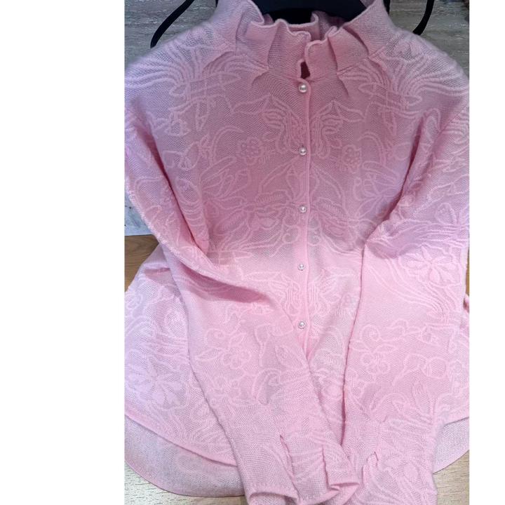 TANTAN 时尚百搭长袖提花秋冬羊毛衫4295