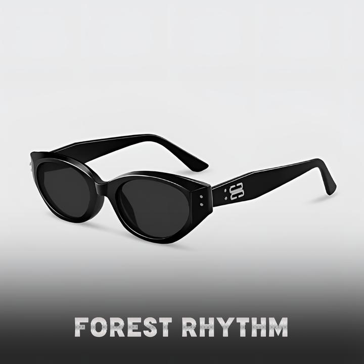 2025新款复古黑色猫眼墨镜女高级感窄框时尚太阳镜欧美风个性街拍