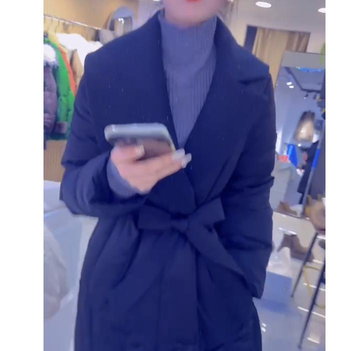 2024冬季新款时尚女装网红潮流气质靓丽漂亮中长款外套女YN