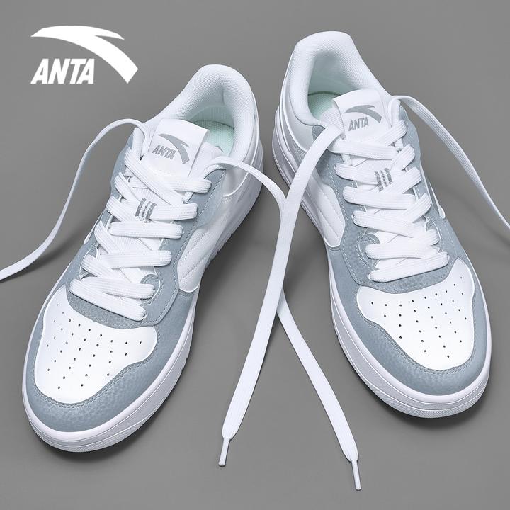 安踏板鞋男款休闲鞋冬季新款爆款低帮透气小白鞋滑板鞋百搭男鞋