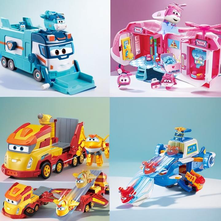 新品超级飞侠声光大勇大程消防车小爱超级基地变形机器人玩具礼物