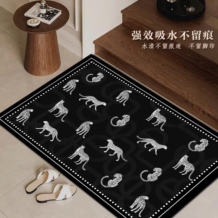 豹子入户门垫升级加厚防滑轻奢耐脏地垫