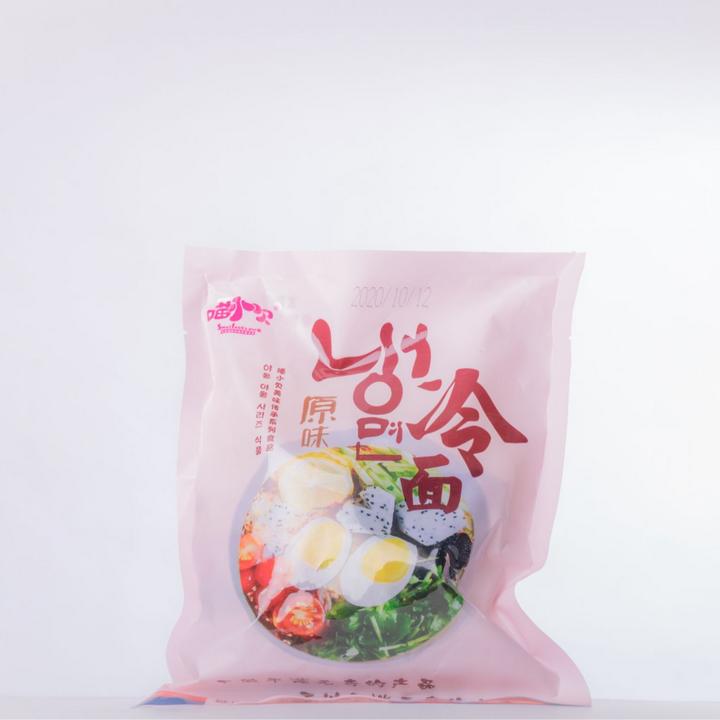 官方正品喵小欠东北朝鲜族风味酸甜原味冷面360克真空包装速食