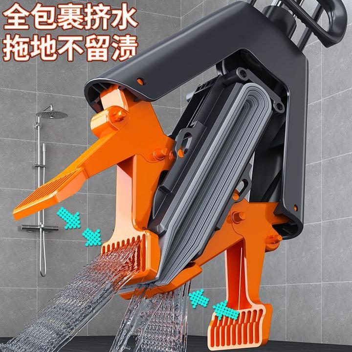 家用多功能室内卫生间大号拖地加大棉头海绵拖免手洗棉拖把吸水多