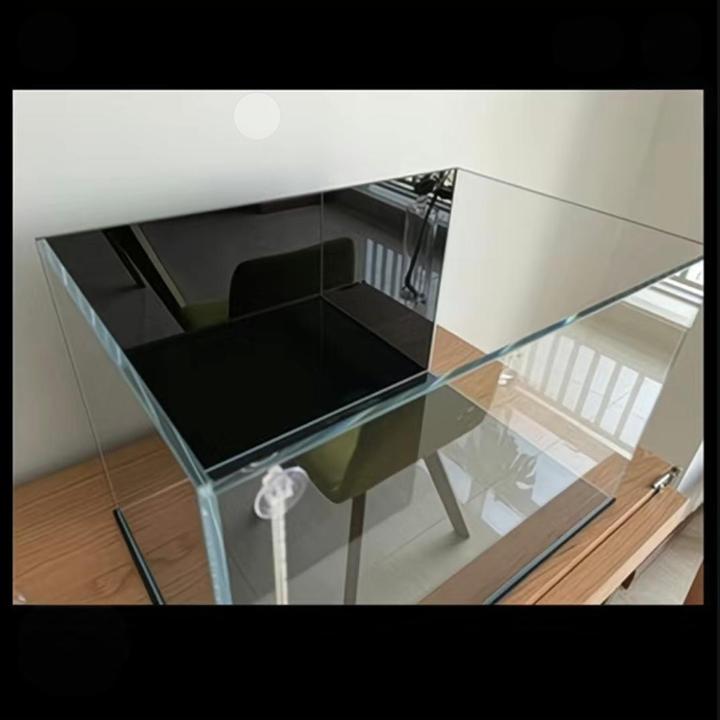 鱼缸背景贴纸加厚磨砂哑光黑色全遮发色防水防刮底部鱼缸背景壁纸