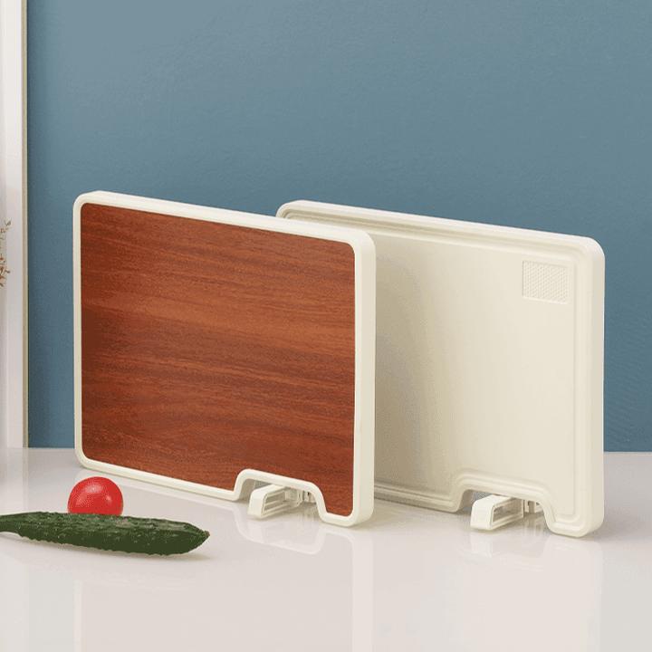 【厨房好物】可立式双面菜板乌檀木防霉多功能菜板二合一带磨刀石
