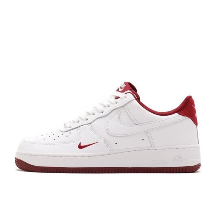 耐克 Nike Air Force 1 AF1白红 低帮 运动休闲板鞋HM9483-100