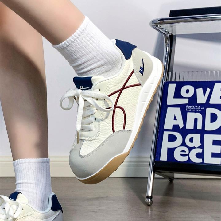 回力复古德训鞋女鞋2025低帮秋季新款轻便休闲ins潮运动板鞋女款