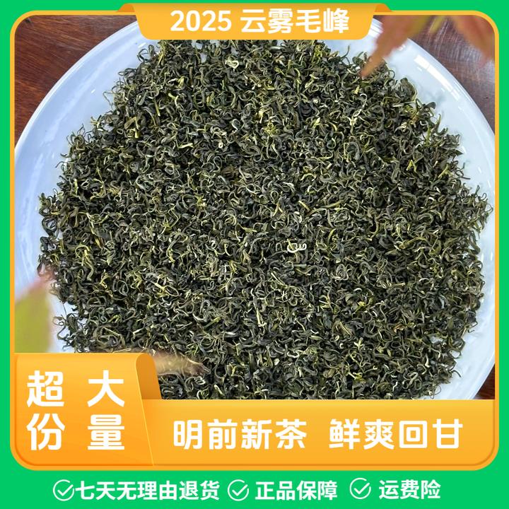 云雾毛峰2025新茶贵州高山云雾绿茶浓香型板栗香味茶叶2025新茶