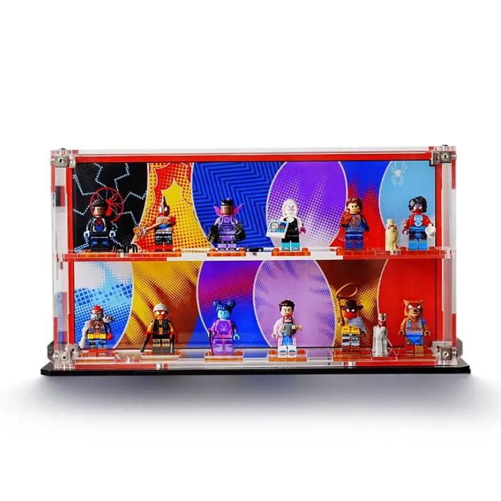 定制版展示盒 适用于乐高蜘蛛侠人仔