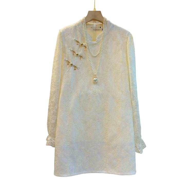 洋气新款新中式盘扣高级感时尚百搭减龄两件套（长80左右）