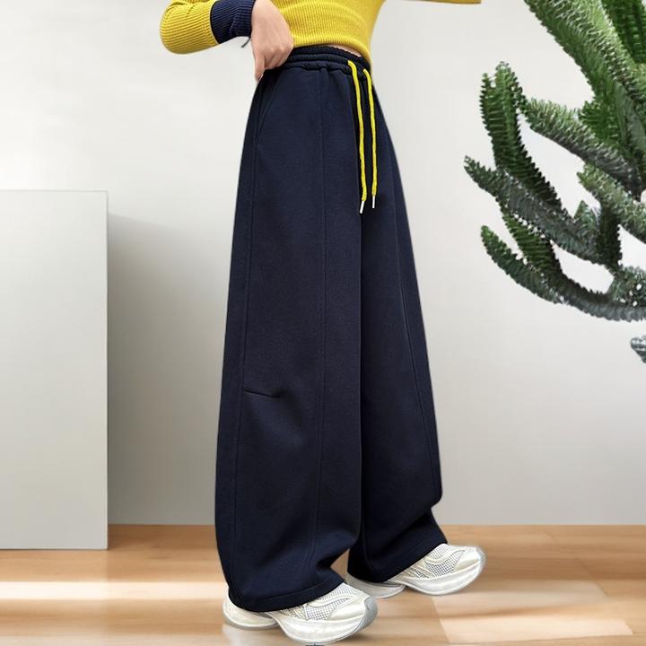 女童裤子春秋款2025新款洋气儿童秋装时髦运动裤中大童直筒阔腿裤