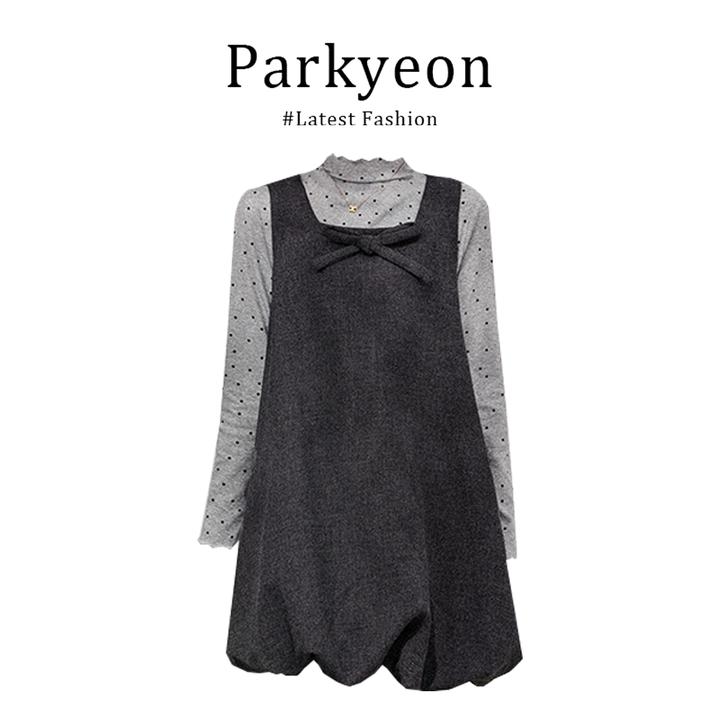 MARIE.COCO巨好看的早秋一整套miu系千金穿搭花苞背心连衣裙套装