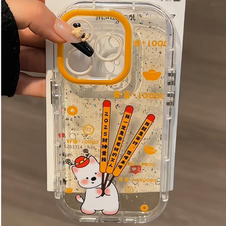 适用16苹果闪粉奶油壳15华为手机壳防摔上香西高地新款可爱mate70