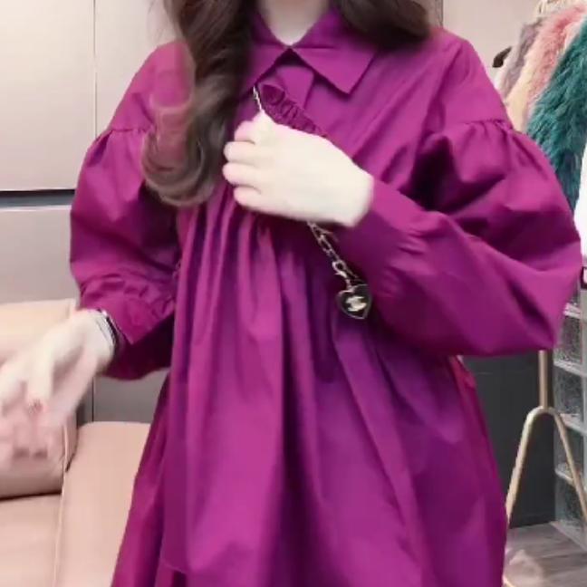 2025新款网红洋气轻奢百搭时尚韩版爆款女装大版衫青姐22