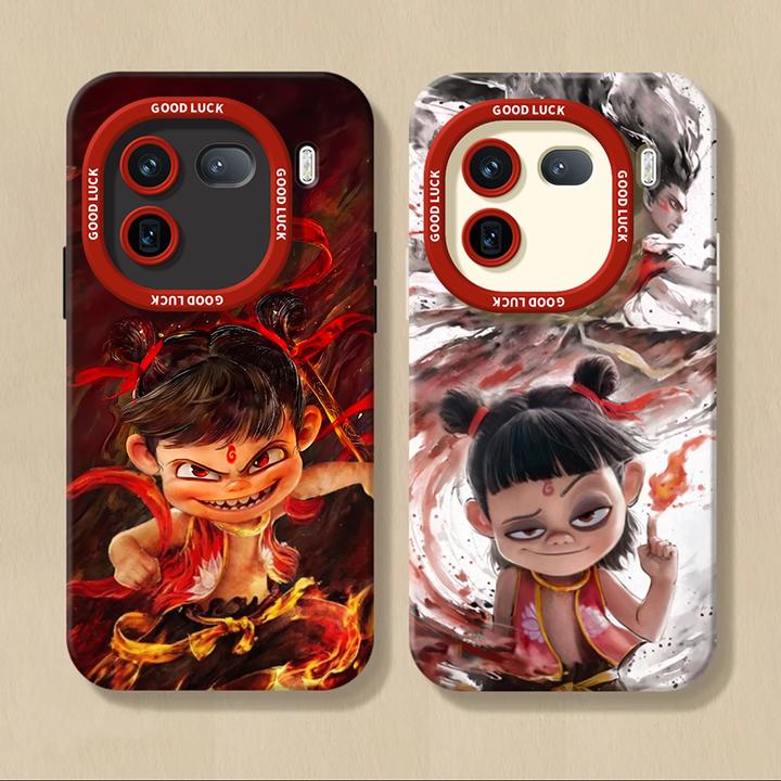 哪吒闹海适用IQOO12手机壳V2307A防摔全包软硅胶高颜值高级感新