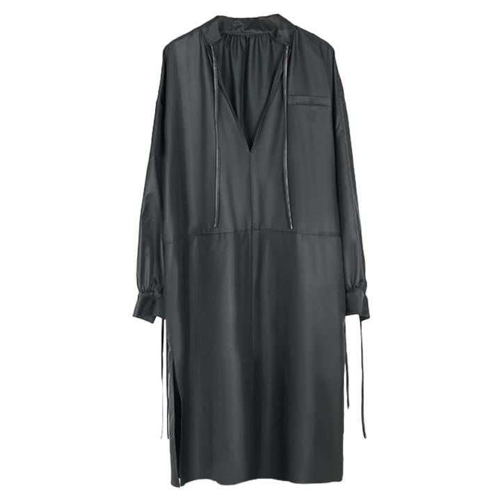 衬衫连衣裙显瘦气质长袖时尚休闲女士中长款