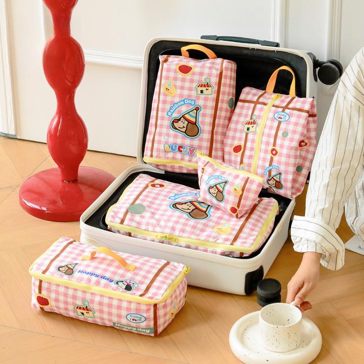 deHub旅行收纳袋内衣内裤袜子贴身衣物收纳包整理行李箱防水便携