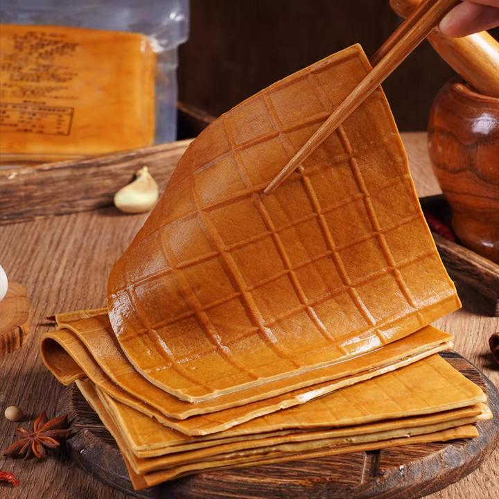 川渝手工豆干牛皮豆干三角豆干豆丝样品半成品