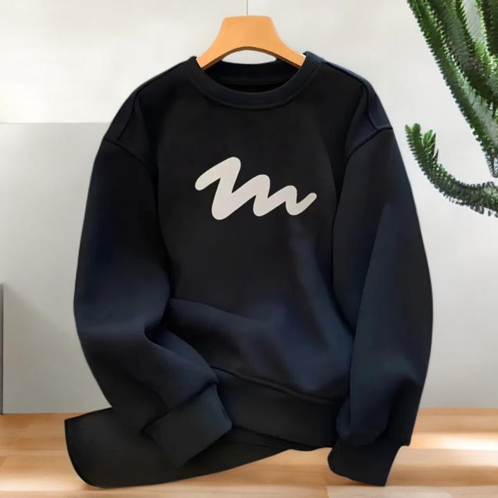 仓石一树潮牌美式重磅长袖圆领卫衣男士宽松秋冬季情侣款加绒上衣