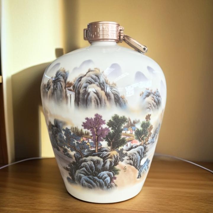 景德镇陶瓷空酒瓶推荐5斤10斤白酒散装酒容器家用酒壶酒罐酒坛子