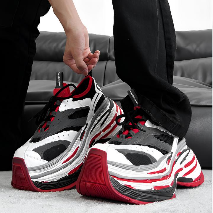 莆田老爹鞋男增高16XL炸街潮牌休闲鞋2025春季新款透气时尚运动鞋