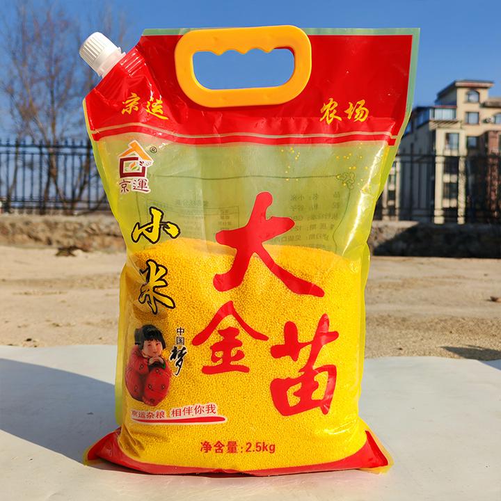 2025京运大金苗小米今年新米内蒙古赤峰敖汉黄小米软糯粘稠5斤装