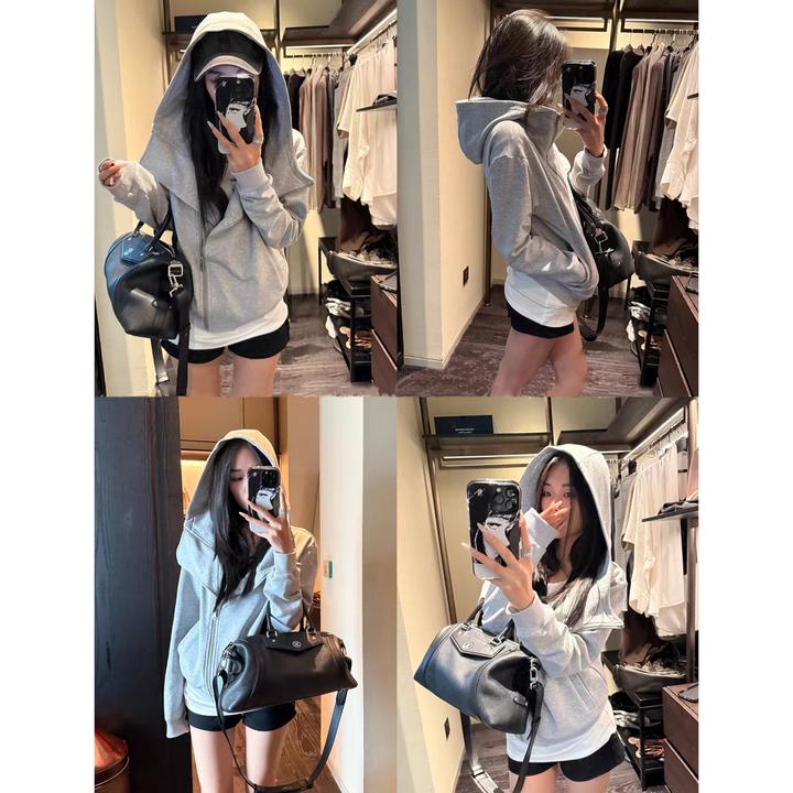 连帽卫衣女初秋修身外套上衣Z 9171#