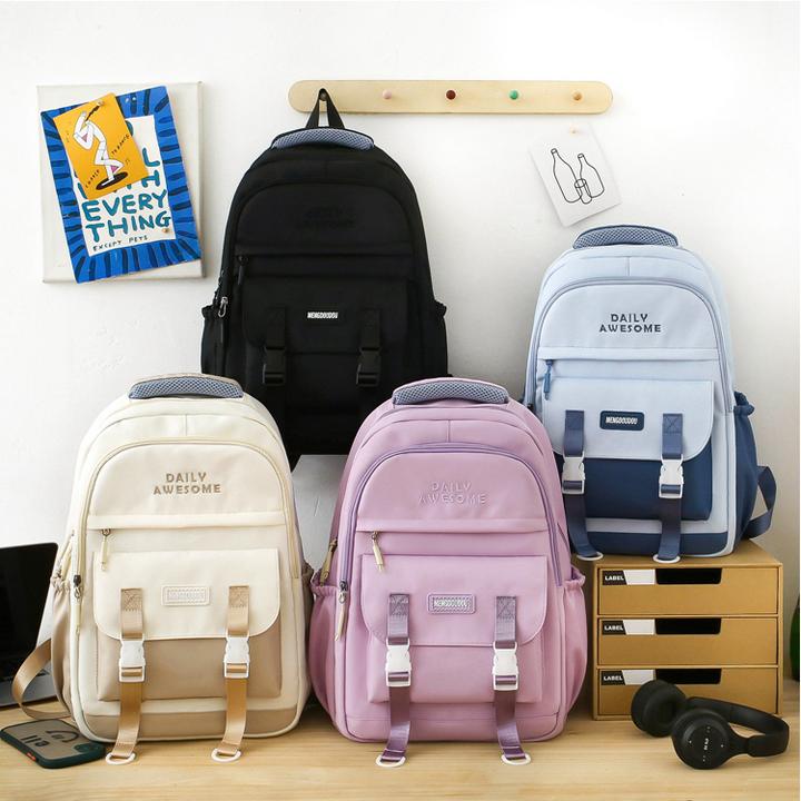 书包女大容量初中学生背包双肩包小学生4-6年级时尚双肩包女