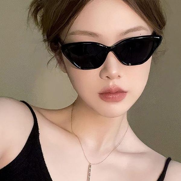 网红新款猫眼复古太阳眼镜ins造型墨镜高级复古欧美潮流辣妹时尚