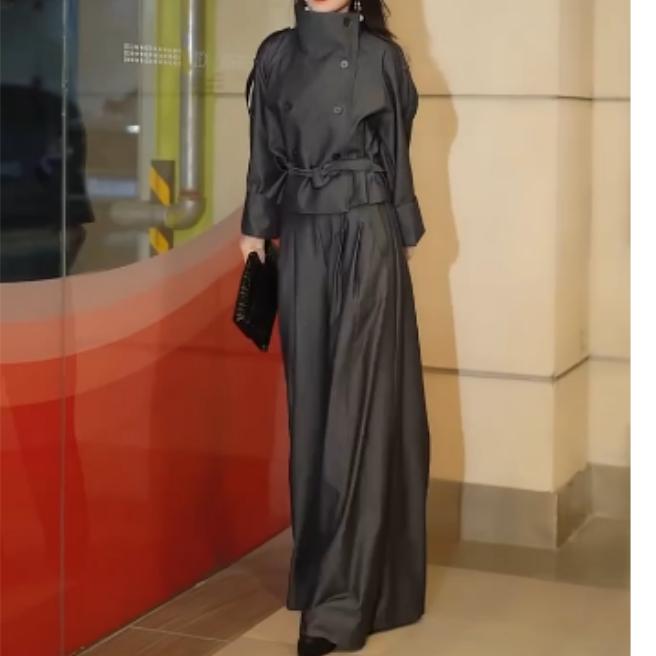 2024春季新款时尚女装网红潮流气质套装轻奢套装两件套知足2