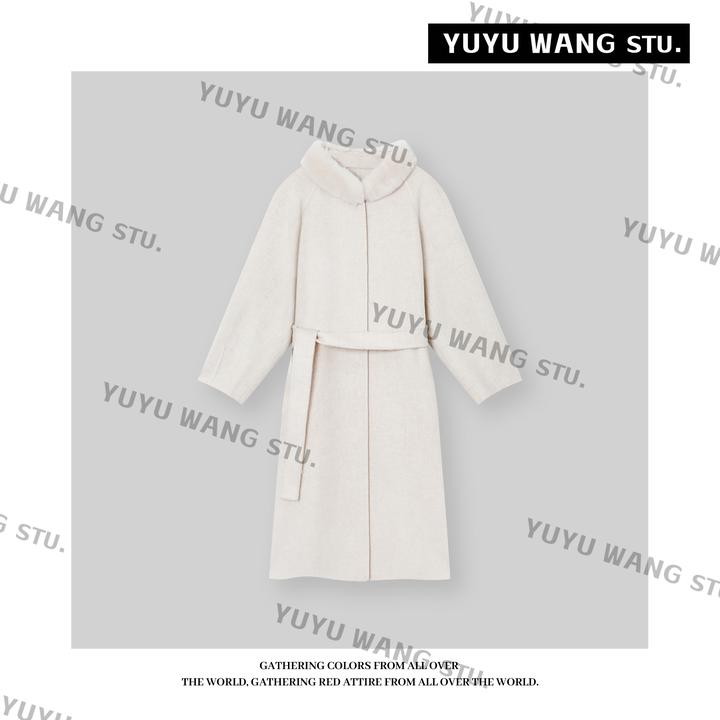 YUYU WANG【雪蚕】毛呢大衣RB2SDRL2222