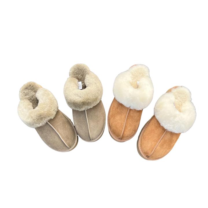 2025新款厚底拖鞋羊皮毛一体雪地靴冬季女加绒加厚毛毛外穿羊毛拖