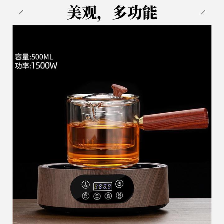 正茗堂电陶炉家用煮茶器烧水电磁炉专用蒸煮一体煮多功能