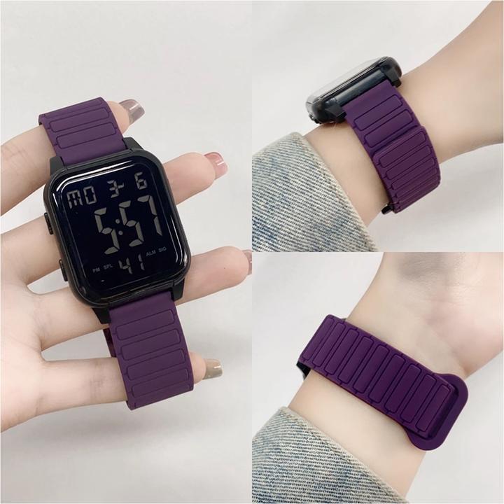 2025新款手表女款学生初高中只看时间防水儿童女孩智能手环电子表