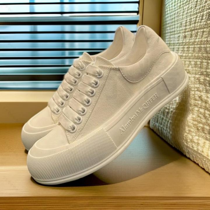 爆款运动帆布鞋时尚纯色板鞋布面透气休闲鞋舒适百搭小白鞋男女鞋