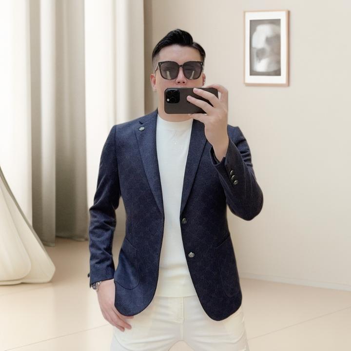 诺顿雷斯秋季潮牌简约帅气商务小西装男时尚修身百搭休闲西服外套