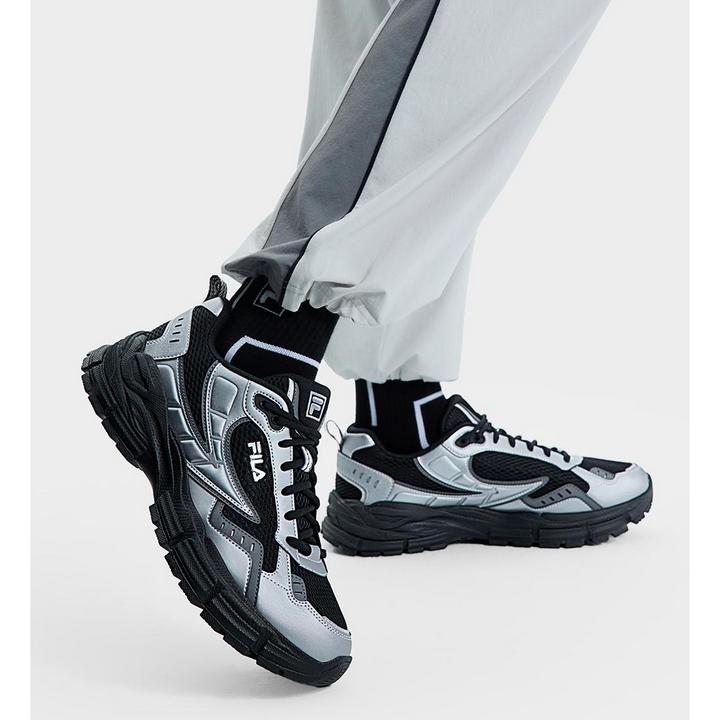 Fila/斐乐【银齿鞋】情侣增高柔软流光风复古老爹鞋F62M542196F+RH