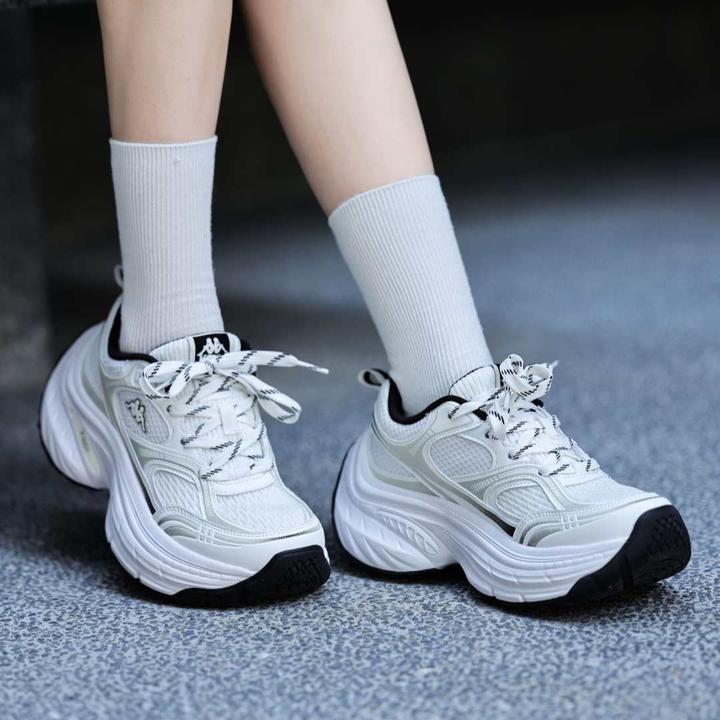 【冷杉】Kappa/卡帕运动鞋背靠背四季款百搭增高女鞋厚底运动鞋16CJ