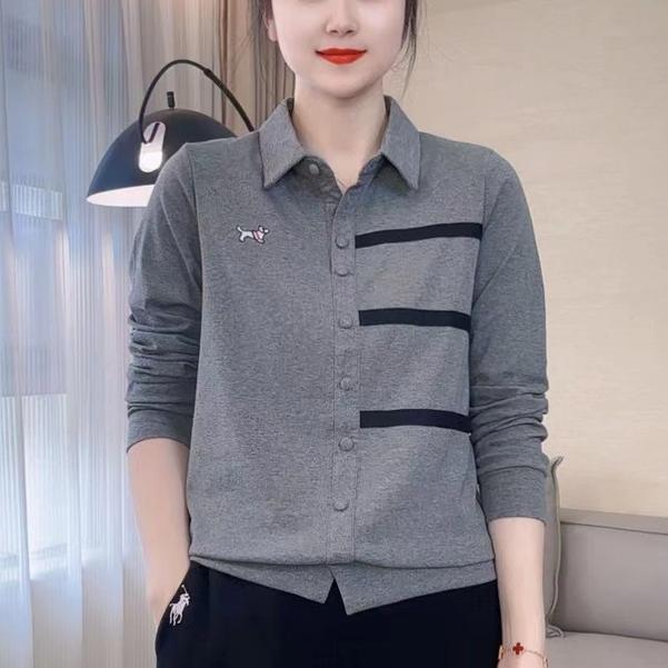 2025春秋新款显瘦领985款polo衫