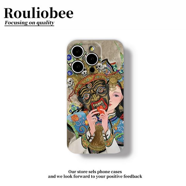 扎基拉姆风格适用苹果16promax手机壳iPhone15华为vivo小米13oppo