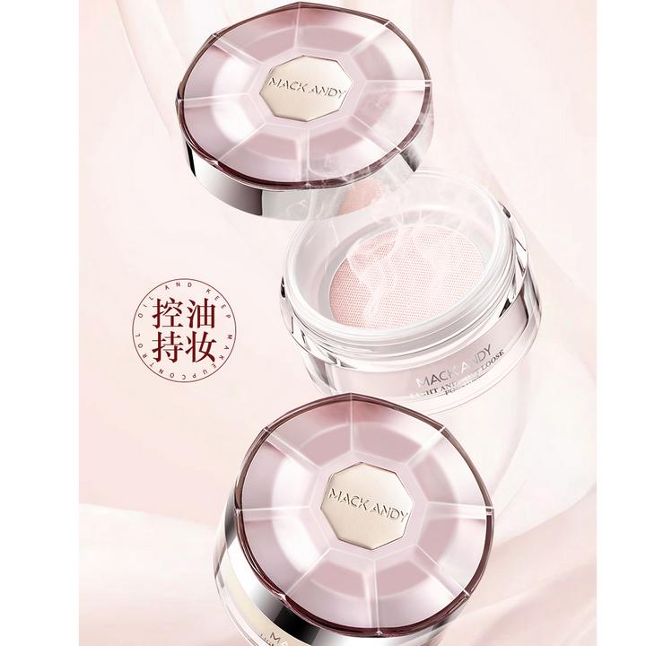 轻盈柔光散粉蜜粉磨皮持妆清爽服帖控油定妆不拔干不暗沉定妆粉