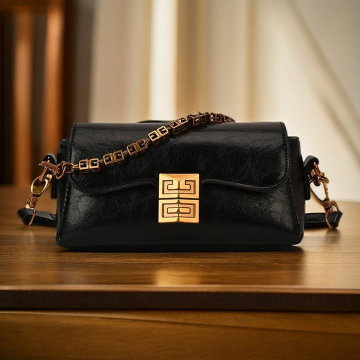 高级感爆裂纹手拎包2025新款时尚轻奢链条包小众轻奢单肩包斜挎包