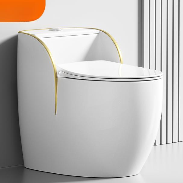 家用马桶虹吸式静音小户型坐便器大管道大冲力防堵塞防溅水