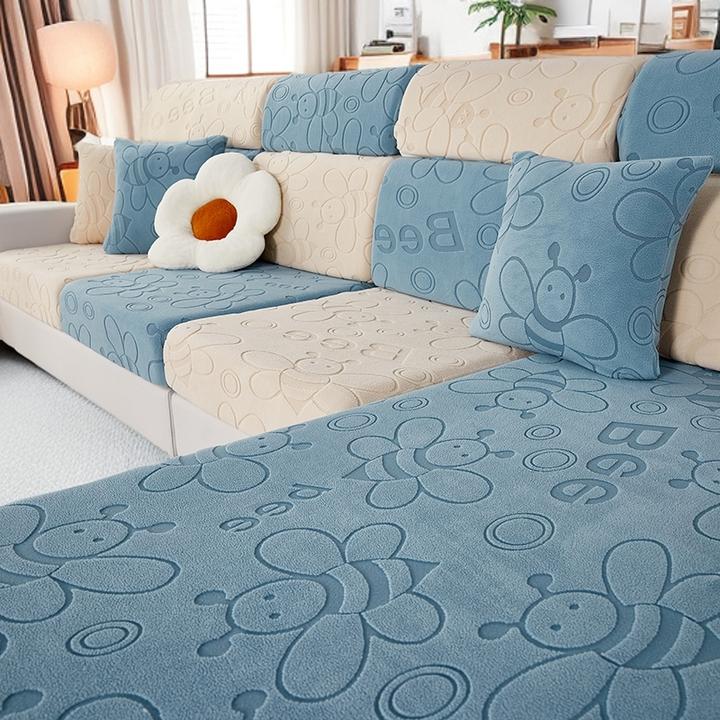 沙发套罩笠无需测量沙发坐垫全盖套加厚万能一套全包四季通用防滑