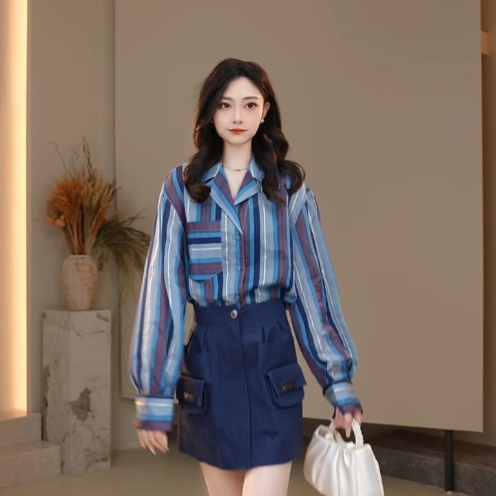 AMASS/阿玛施新款常规薄款四季通用西装领衬衣长袖衬衫530065